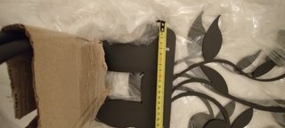 2 Fioriere in metallo a forma di fiore