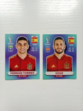 Cartas Koke y Ferran Torres Mundial 2022