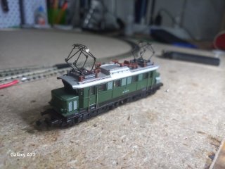 Locomotora Trix Escala N Verde