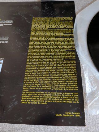 Vinilo El Ángel Musical Flamenco RTVE