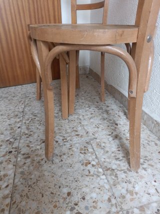 Sillas de madera vintage (2 unidades)