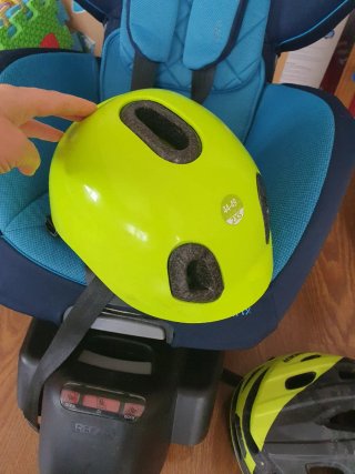 Casco Bicicleta Infantil Amarillo