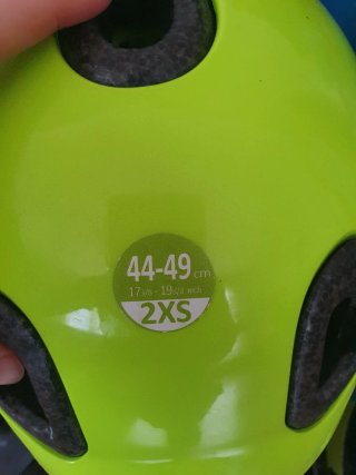 Casco Bicicleta Infantil Amarillo