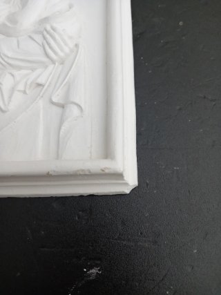 Figura de Virgen con Niño para colgar