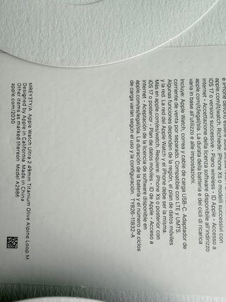 Apple Watch Ultra 2 titanio Aluminio