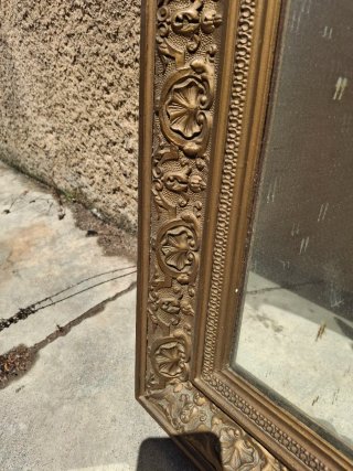 Espejo antiguo dorado