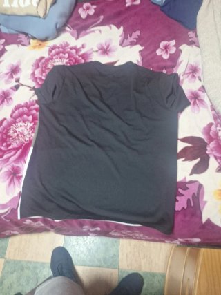 Camisa Hollister Tricolor Negra Verde Blanca