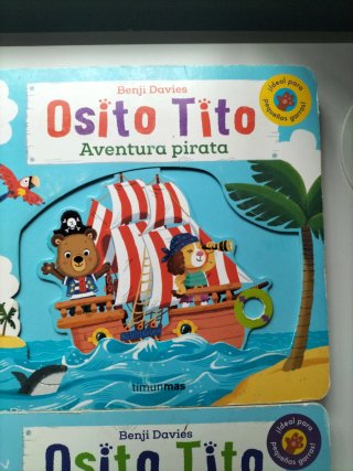 Lote cuentos infantiles de Osito Tito