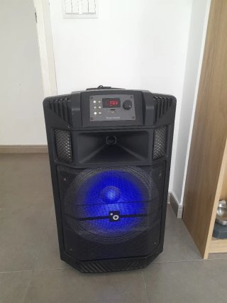 Altavoz Sunstech Negro y Multicolor