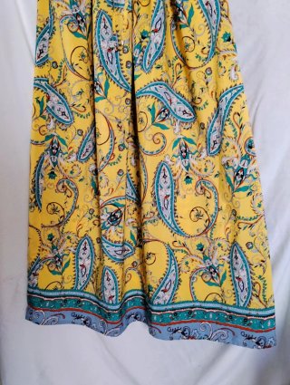Falda Larga Estampada Mango