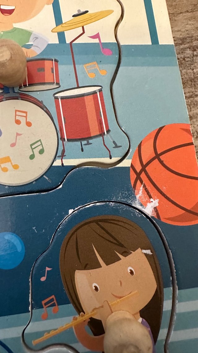 Puzzle de madera WOOD'N PLAY musical