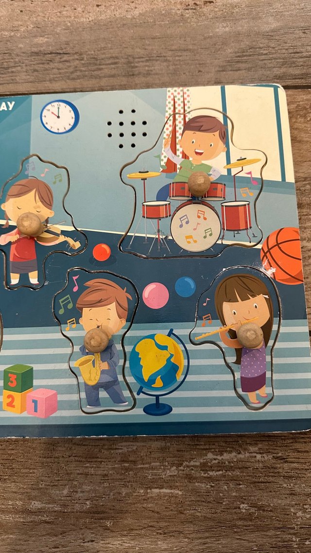 Puzzle de madera WOOD'N PLAY musical
