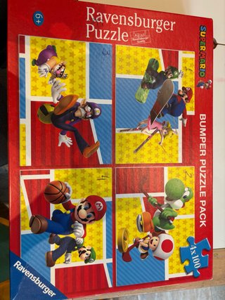 Puzzle Ravensburger Super Mario 4x100