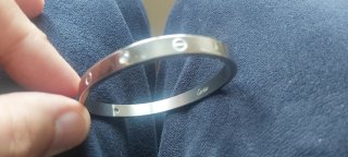 Pulsera Love Cartier ,acero inoxidable