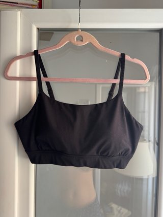Top deportivo Oysho negro XL