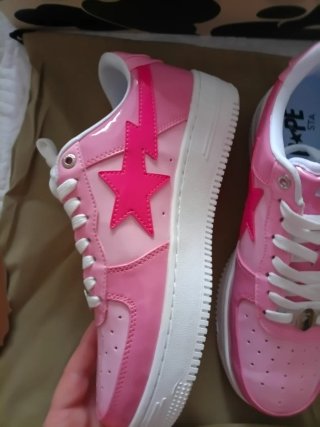BAPE STA Pink/White Zapatillas