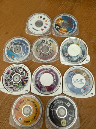 Pack 9 Juegos PSP UMD
