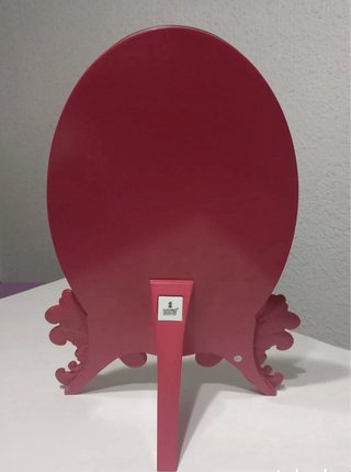 Espejo Tocador Lladró Rojo y Plateado