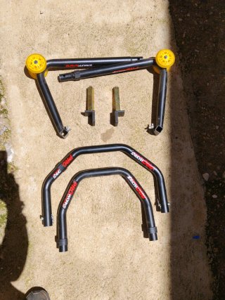 Caballetes Del/Tras moto carretera PRO WORKS