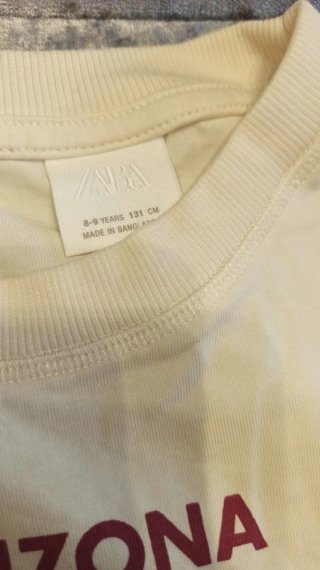 Camiseta manga corta ZARA