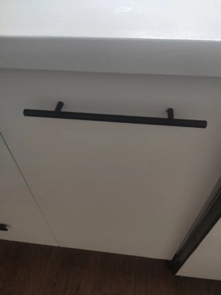 Tiradores negros acero inoxidable