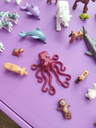 Lote figuras animales Lego