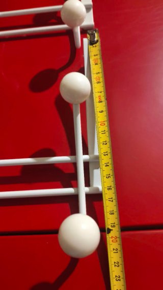 2 Percheros de Puerta Blancos