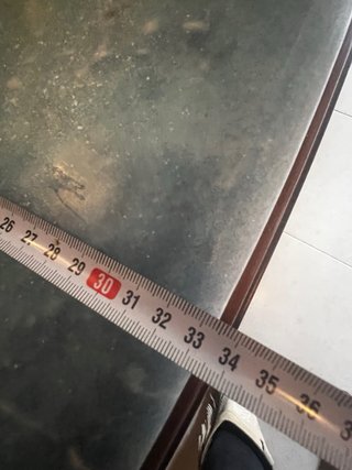 Mueble de entrada madera y piedra de mármol