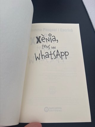 Xènia, tens un WhatsApp