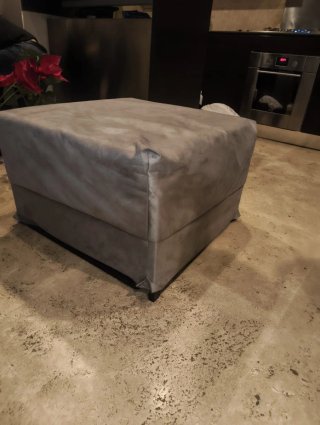 Pouf letto singolo EVERGREENWEB Tortora