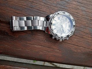 Relojes SAIGELA Plata y Azul