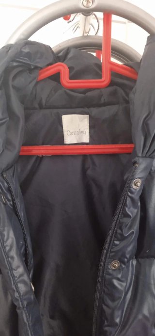 Plumífero azul marino talla 38