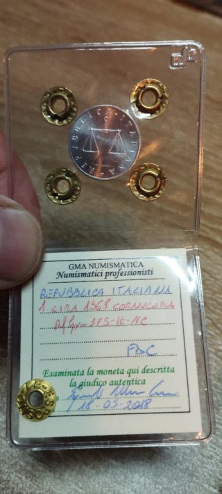Monete Lire Italiane Periziate 1968
