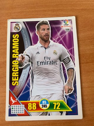 Tarjeta Sergio Ramos 16-17 Adrenalyn XL