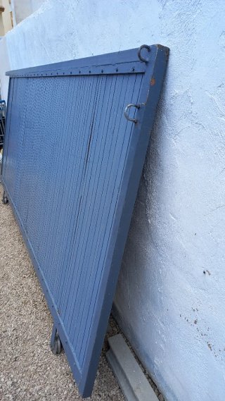 Puerta corredera de madera 3m