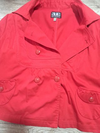 Parka corta mujer SIETEFONCE Roja Talla M