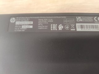 Teclado y Ratón HP 725 Inalámbricos