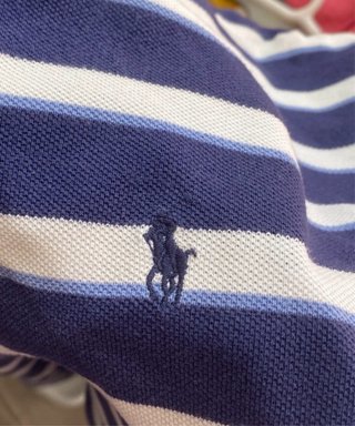 Polo Ralph Lauren Rayas Azul Blanco
