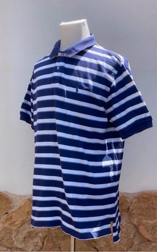 Polo Ralph Lauren Rayas Azul Blanco