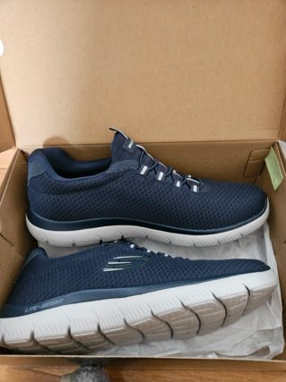 Skechers Hombre Memory Foam Azul