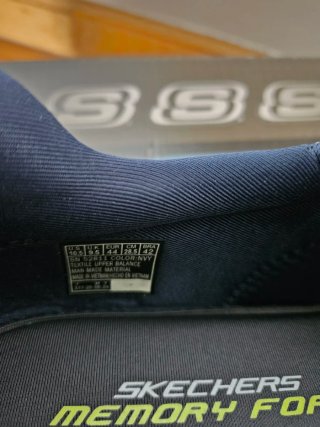 Skechers Hombre Memory Foam Azul
