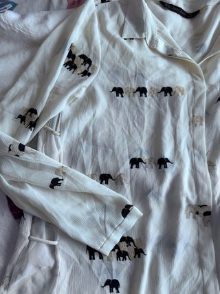 Blusa Zara Estampada Elefantes