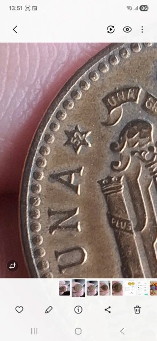 1 ptas 1947 * 52