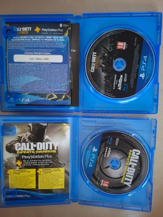 Call of Duty WWII y Infinite Warfare PS4