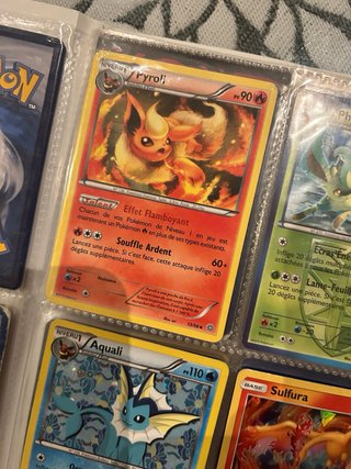 Lote Cartas Pokémon Francesas - Evoluciones Eevee