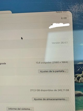 MacBook Air M3 Gris Espacial