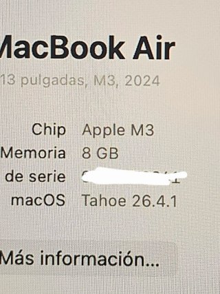 MacBook Air M3 Gris Espacial
