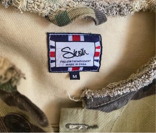 Chaqueta Camuflaje Pintada a Mano