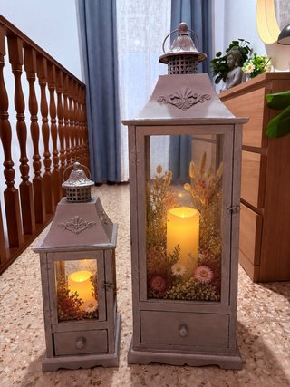Faroles Vintage Decorativos (Set de 2)
