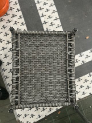Mesa y 2 sillas de exterior
